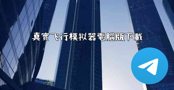 真實飞行模拟器電腦版下載