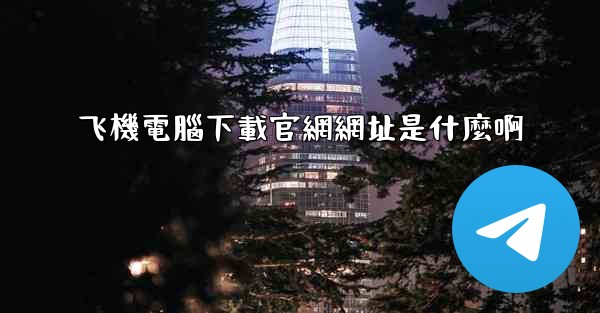 飞機電腦下載官網網址是什麼啊