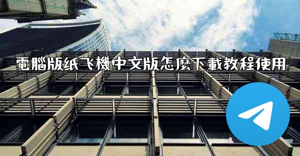 電腦版纸飞機中文版怎麼下載教程使用