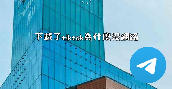 下載了tiktok為什麼没網絡