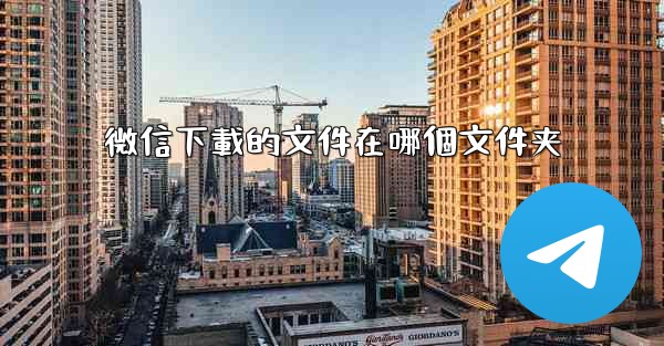 微信下載的文件在哪個文件夹