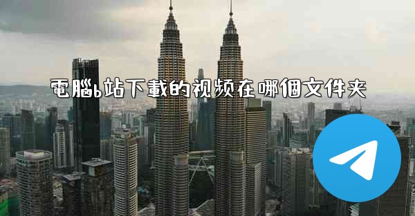 電腦b站下載的视频在哪個文件夹