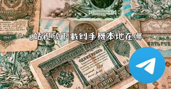 b站视频下載到手機本地在哪