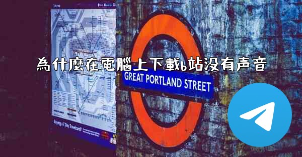 為什麼在電腦上下載b站没有声音