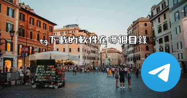 tg下載的軟件在哪個目錄