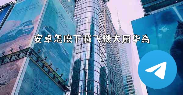 安卓怎麼下載飞機大厨华為