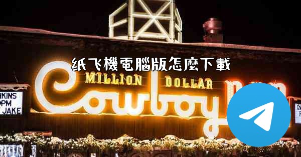 纸飞機電腦版怎麼下載