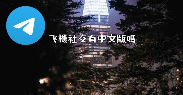 飞機社交有中文版嗎