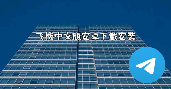 飞機中文版安卓下載安裝