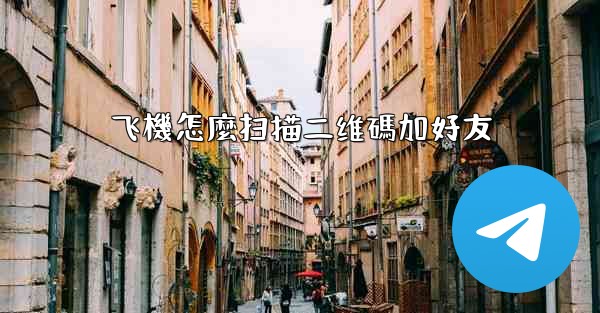 飞機怎麼扫描二维碼加好友