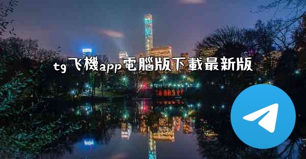 tg飞機app電腦版下載最新版