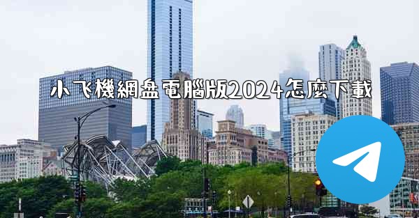 小飞機網盘電腦版2024怎麼下載