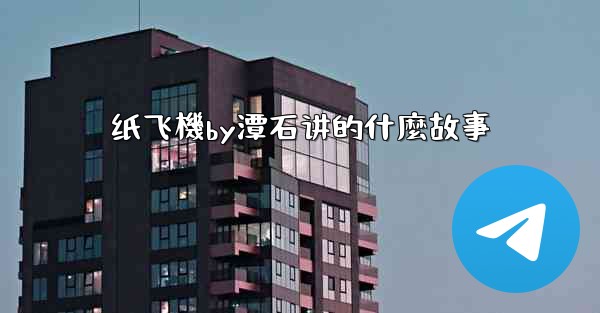 纸飞機by潭石讲的什麼故事