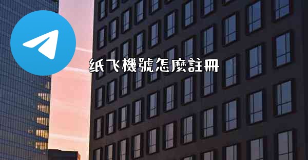 纸飞機號怎麼註冊