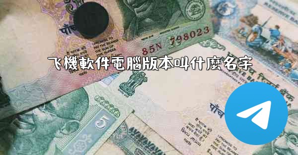 飞機軟件電腦版本叫什麼名字