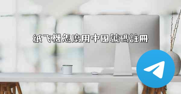 纸飞機怎麼用中國號碼註冊