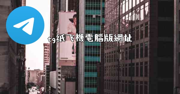 tg纸飞機電腦版網址