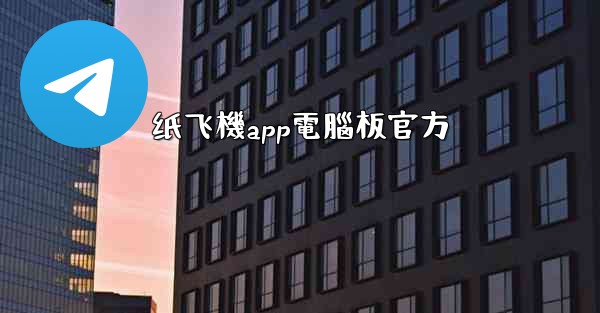 纸飞機app電腦板官方