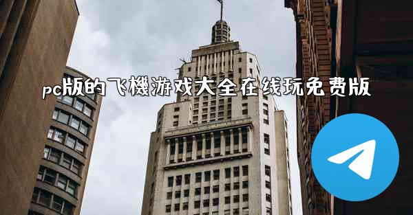 pc版的飞機游戏大全在线玩免费版