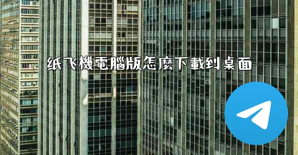 纸飞機電腦版怎麼下載到桌面