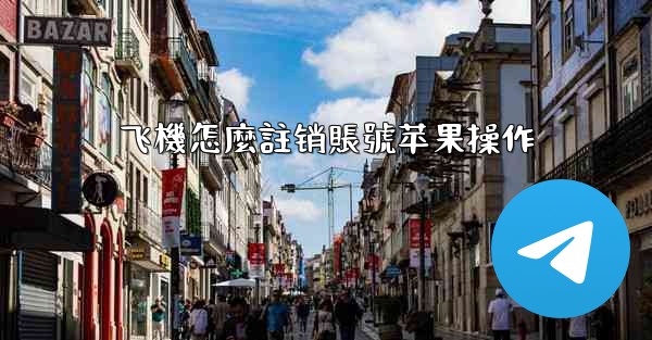 飞機怎麼註销賬號苹果操作