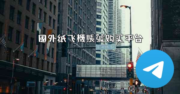 國外纸飞機賬號购买平台