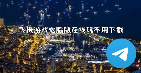 飞機游戏電腦版在线玩不用下載