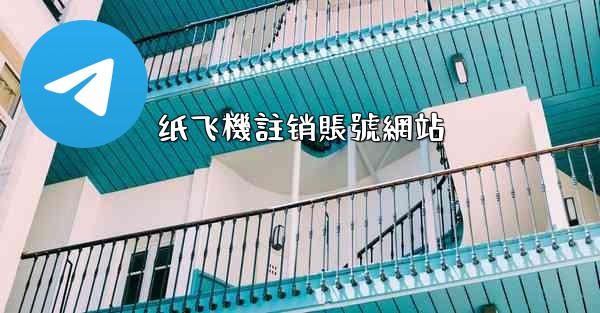 纸飞機註销賬號網站