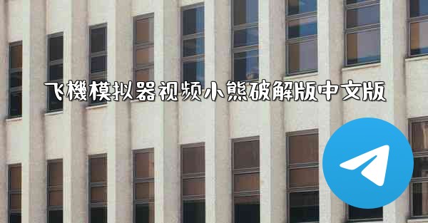 飞機模拟器视频小熊破解版中文版