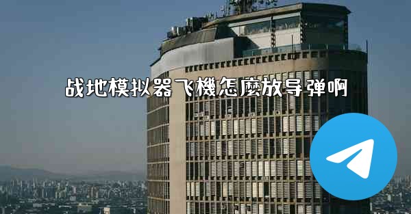 战地模拟器飞機怎麼放导弹啊