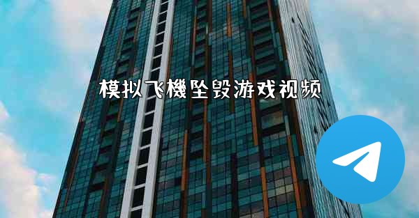 模拟飞機坠毁游戏视频