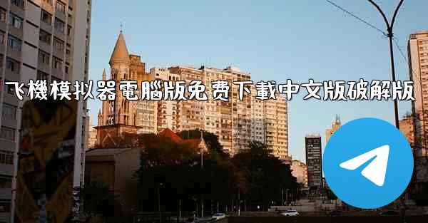 飞機模拟器電腦版免费下載中文版破解版