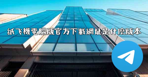 纸飞機電腦版官方下載網址是什麼版本