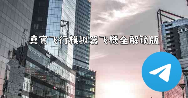 真實飞行模拟器飞機全解锁版