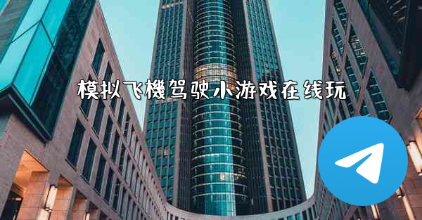 模拟飞機驾驶小游戏在线玩