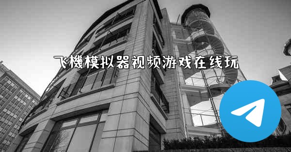飞機模拟器视频游戏在线玩