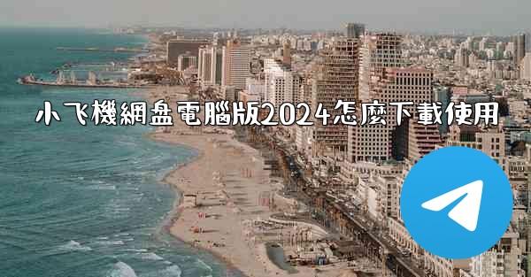 小飞機網盘電腦版2024怎麼下載使用