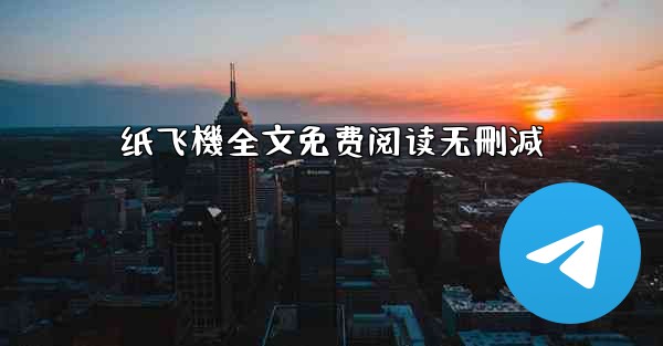 纸飞機全文免费阅读无刪減