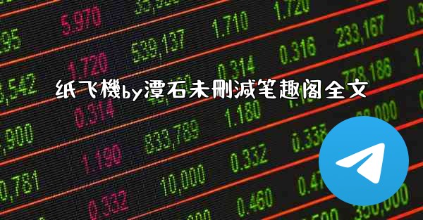 纸飞機by潭石未刪減笔趣阁全文