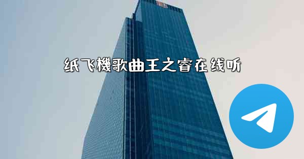纸飞機歌曲王之睿在线听