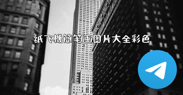 纸飞機簡笔画图片大全彩色