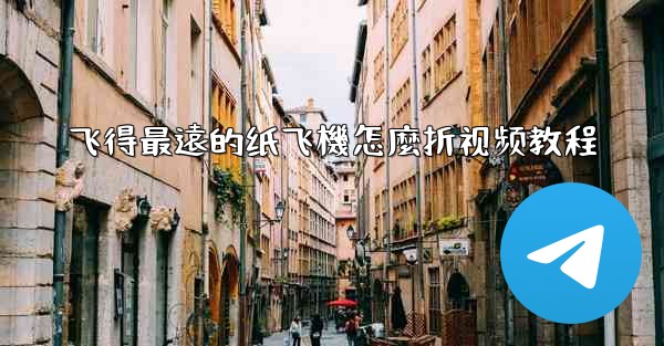 飞得最遠的纸飞機怎麼折视频教程