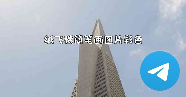 纸飞機簡笔画图片彩色