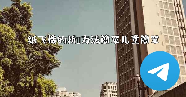 纸飞機的折叠方法簡單儿童簡單