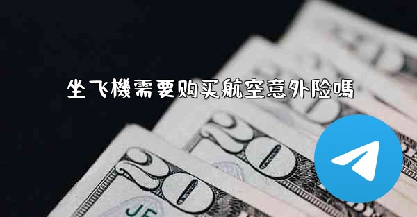 坐飞機需要购买航空意外险嗎