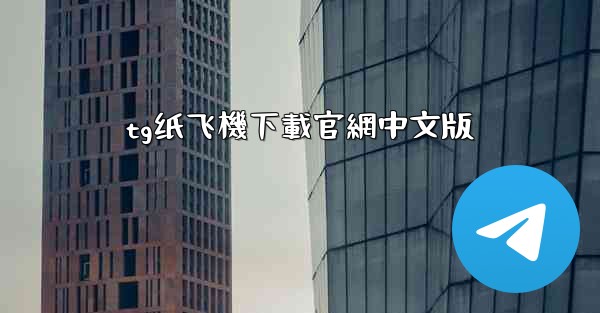 tg纸飞機下載官網中文版