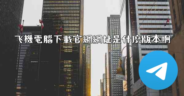 飞機電腦下載官網網址是什麼版本啊