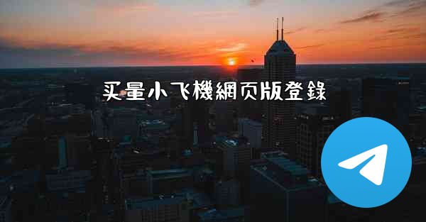 买量小飞機網页版登錄