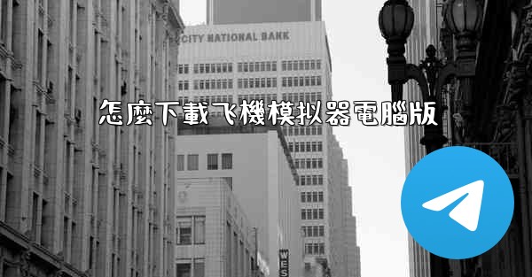 怎麼下載飞機模拟器電腦版