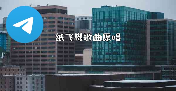纸飞機歌曲原唱